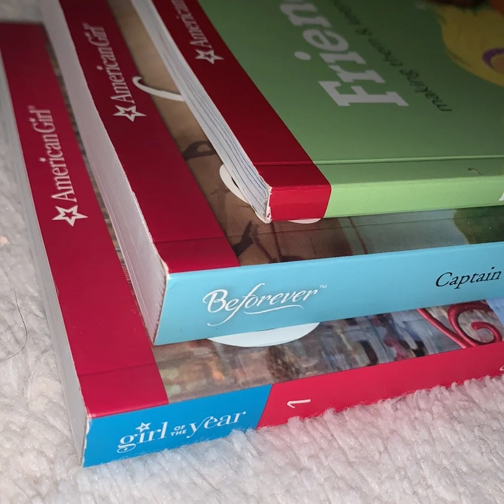 3 American Girl Books Paperback Grace Caroline Friends